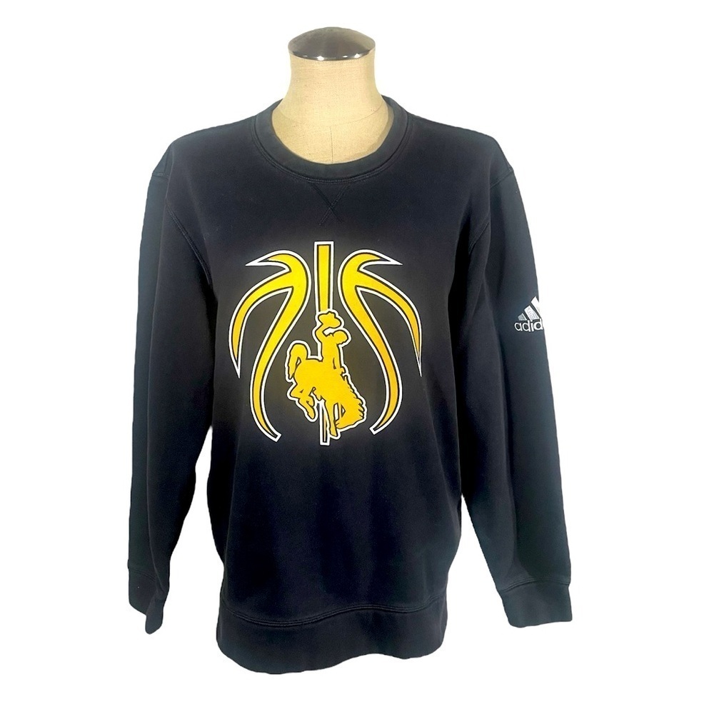 Adidas Mustang Bronco Black Sweatshirt Size Medium